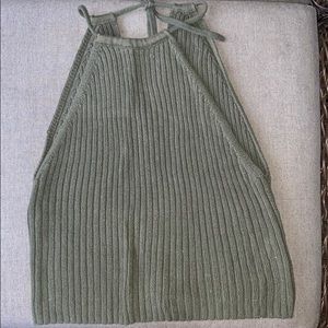 Sweater tank top